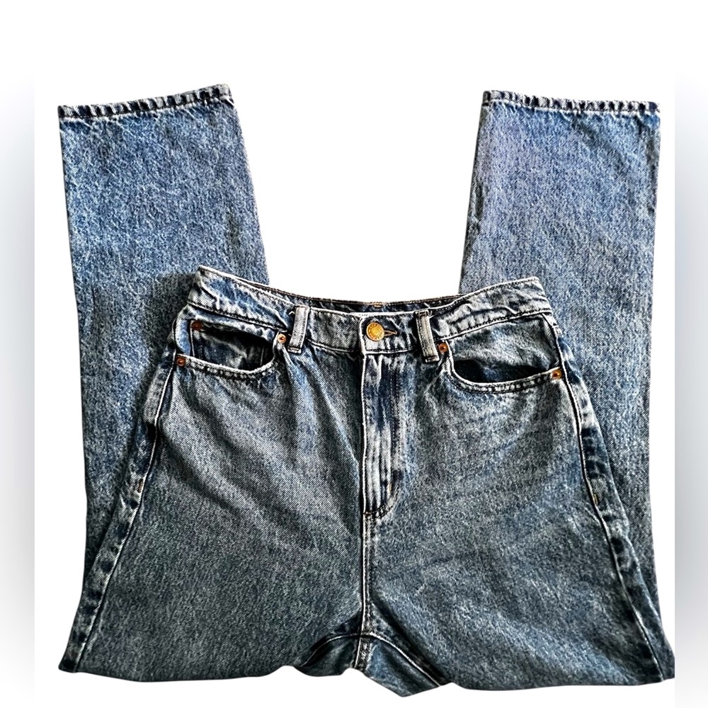 Garage Denim Vintage Straight Leg Distressed Jeans, Size 5